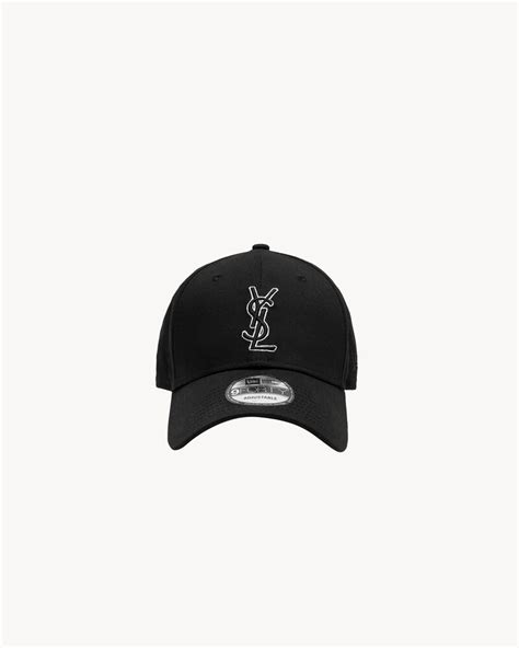 new era cap x ysl|NEW ERA CASSANDRE CAP IN CANVAS .